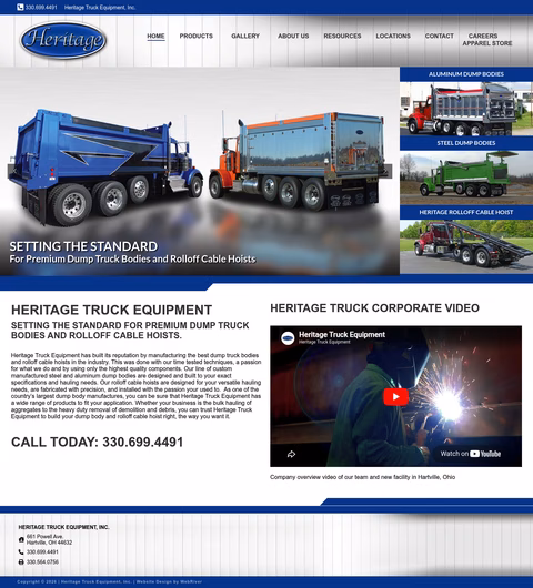 Heritage-Truck-Equipment Homepage 1440px