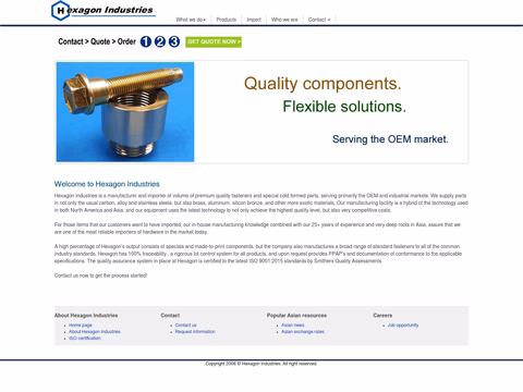 Hexagon-Industries Homepage 1440px