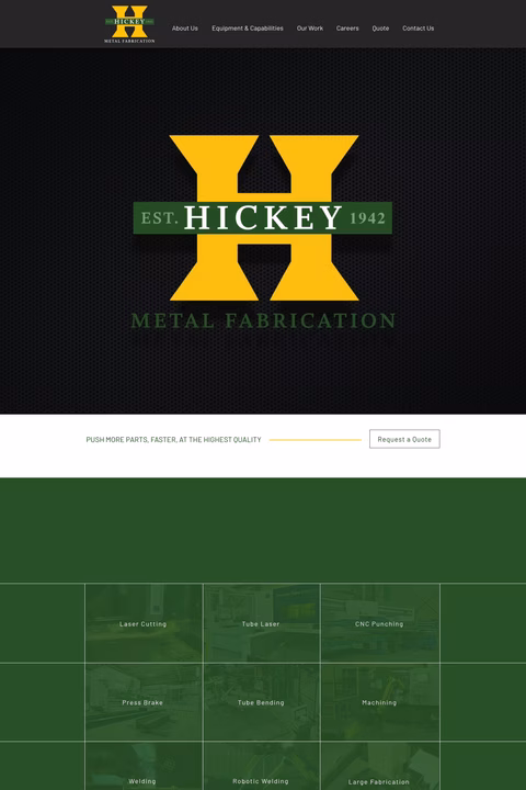 Hickey-Metal-Fabrication Homepage 1440px