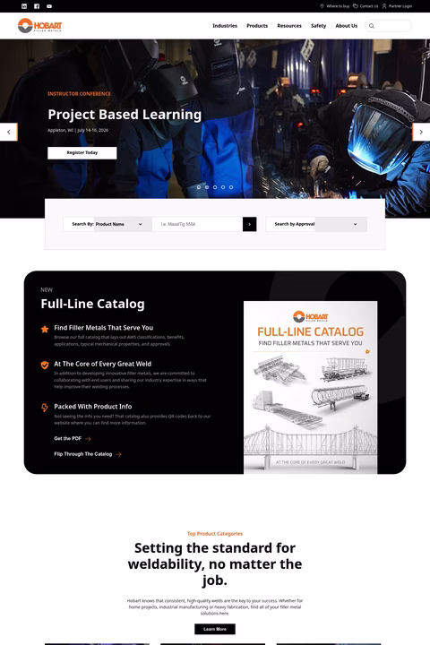 Hobart-Brothers Homepage 1440px