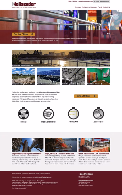 Hollaender-Manufacturing Homepage 1440px