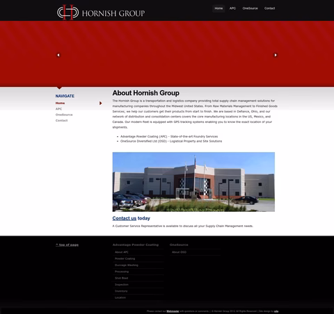 Hornish-Group Homepage 1440px