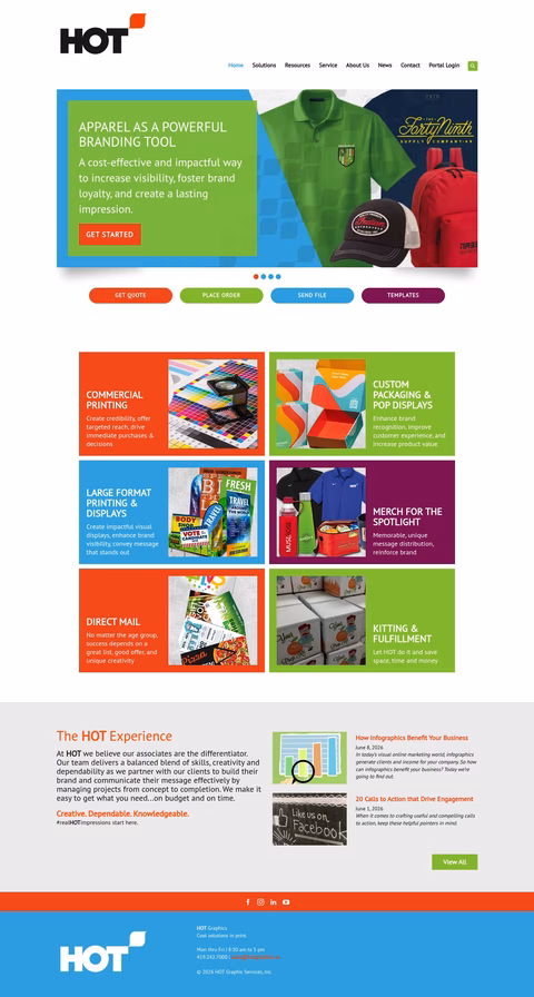 Hot-Graphics Homepage 1440px