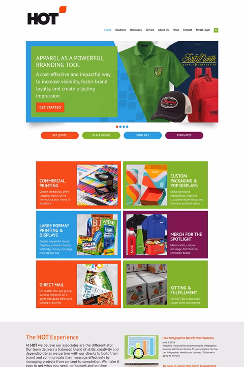 Hot-Graphics Homepage 1440px