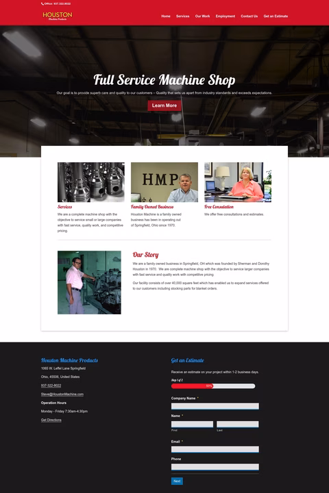 Houston-Machine-Products Homepage 1440px