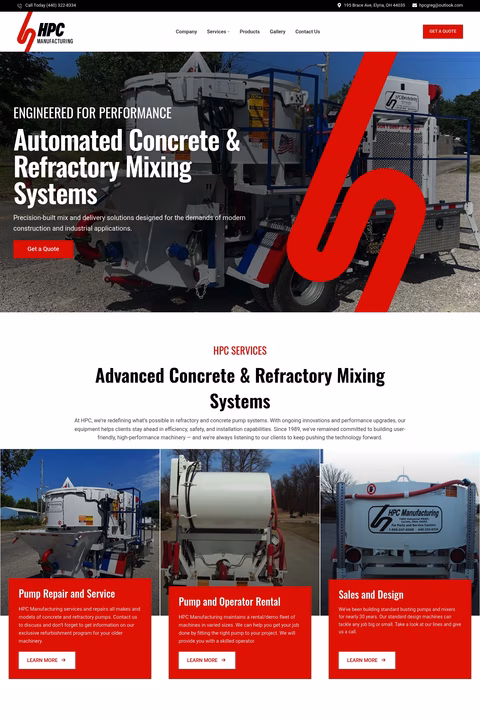Hpc-Manufacturing Homepage 1440px