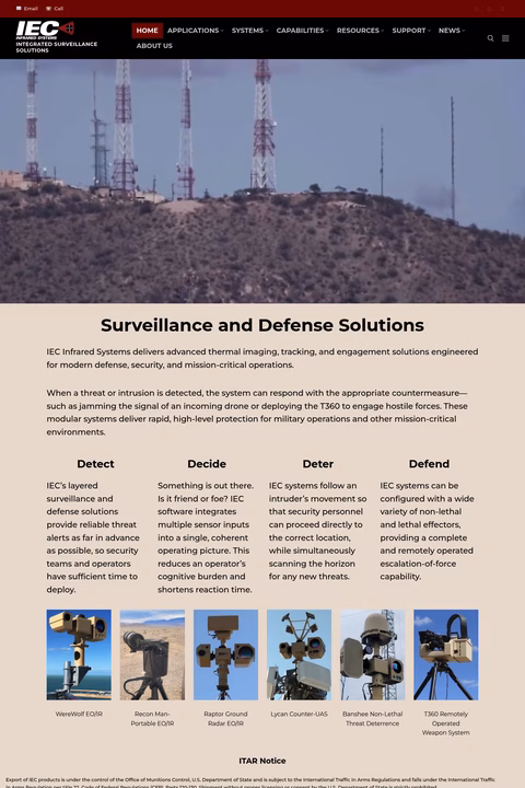 Iec-Infrared-Systems Homepage 1440px