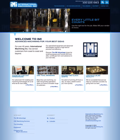 International-Machining-Inc Homepage 1440px