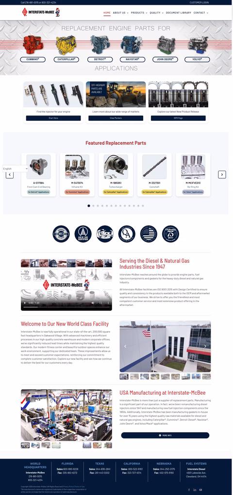 Interstate-Mcbee Homepage 1440px