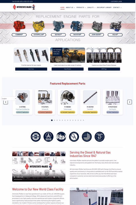 Interstate-Mcbee Homepage 1440px