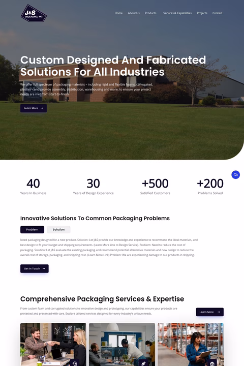 J-S-Packaging Homepage 1440px
