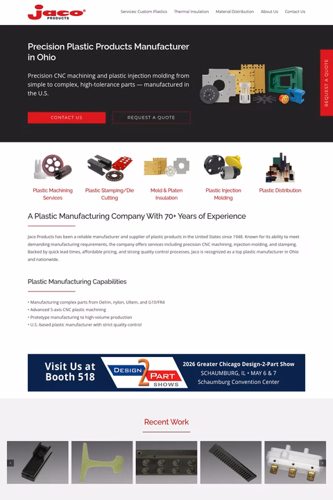 Jaco-Products Homepage 1440px