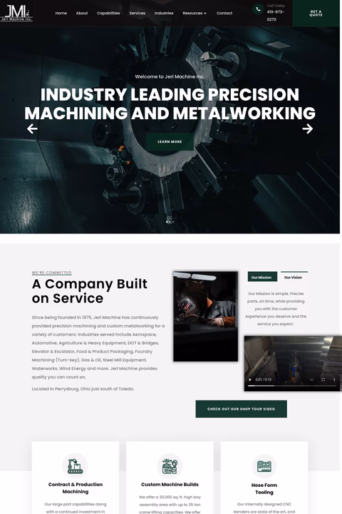 Jerl-Machine-Inc Homepage 1440px