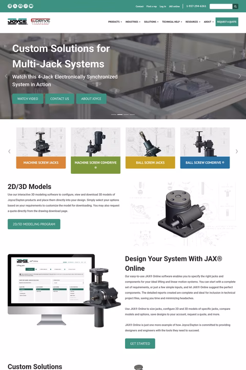 Joyce-Dayton Homepage 1440px