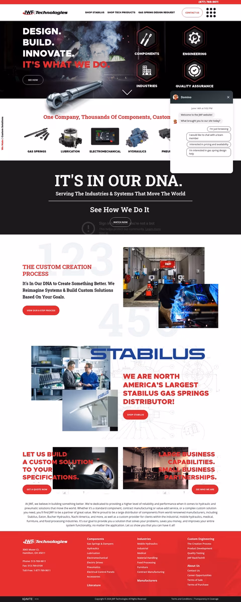 Jwf-Technologies Homepage 1440px