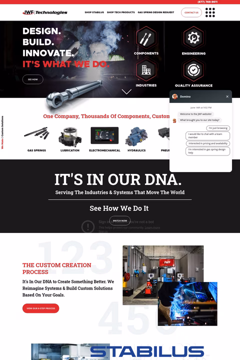Jwf-Technologies Homepage 1440px