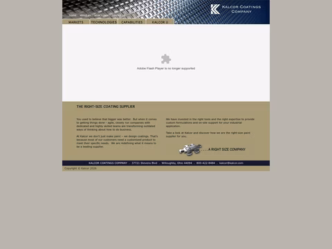 Kalcor-Coatings-Company Homepage 1440px