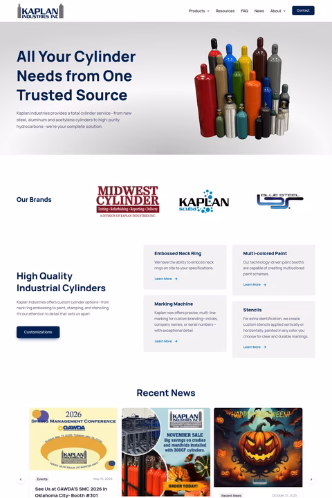 Kaplan-Industries Homepage 1440px