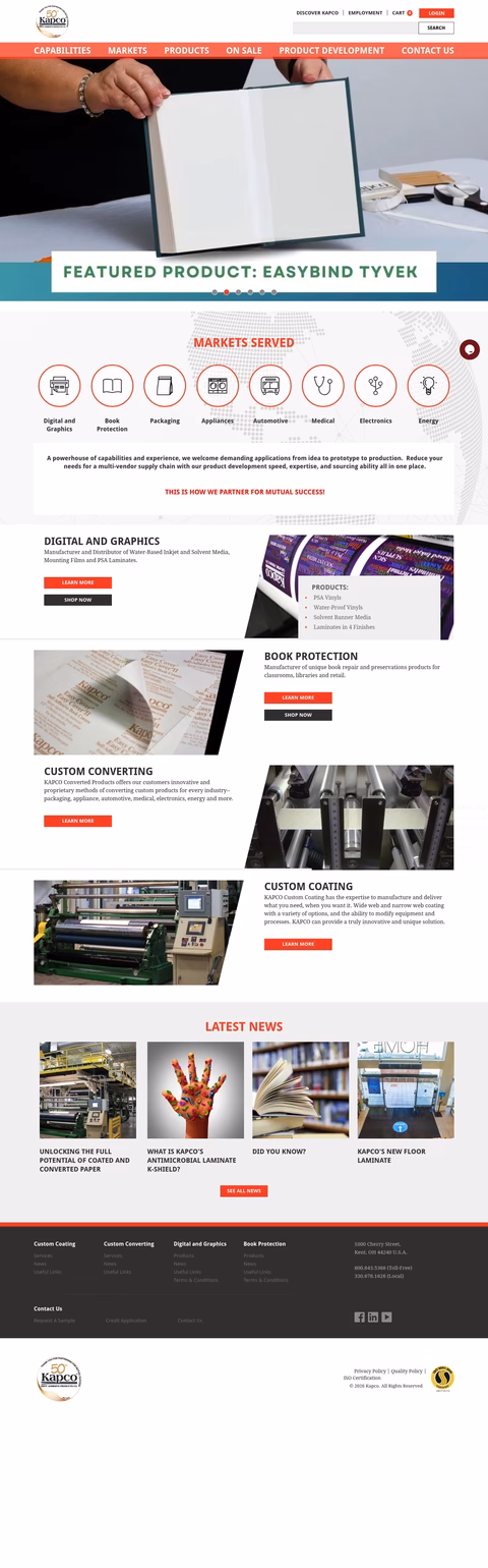 Kent-Adhesives-Products Homepage 1440px
