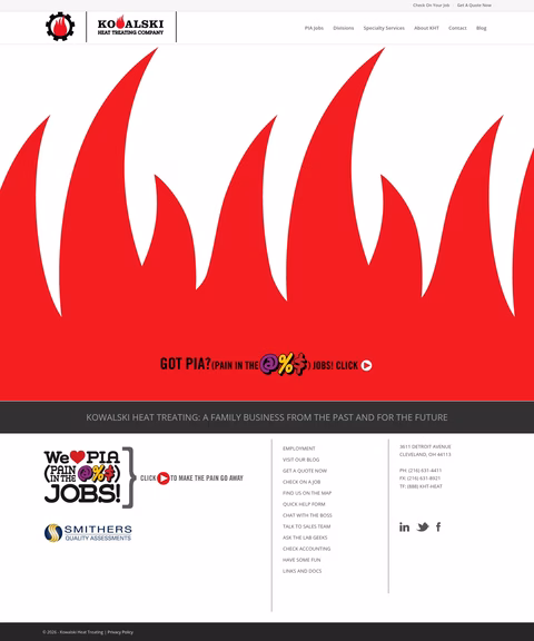Kowalski-Heat-Treating Homepage 1440px