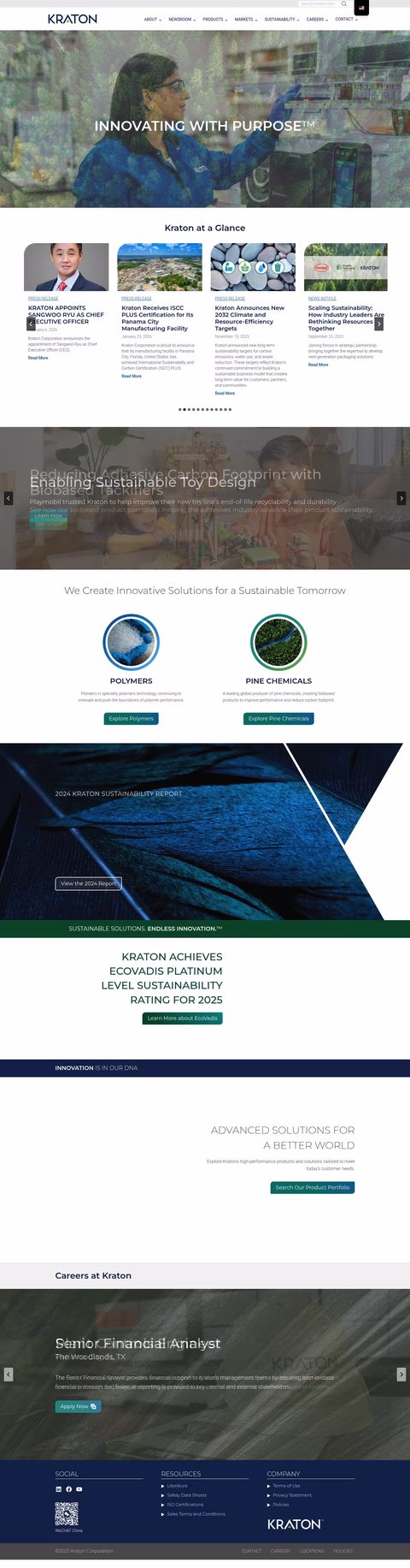 Kraton-Corporation Homepage 1440px