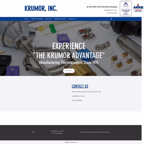 Krumor Homepage 1440px
