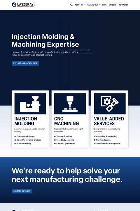 Laszeray-Technology Homepage 1440px
