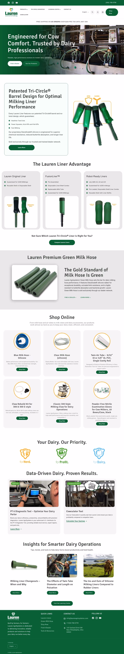 Lauren-Agrisystems Homepage 1440px