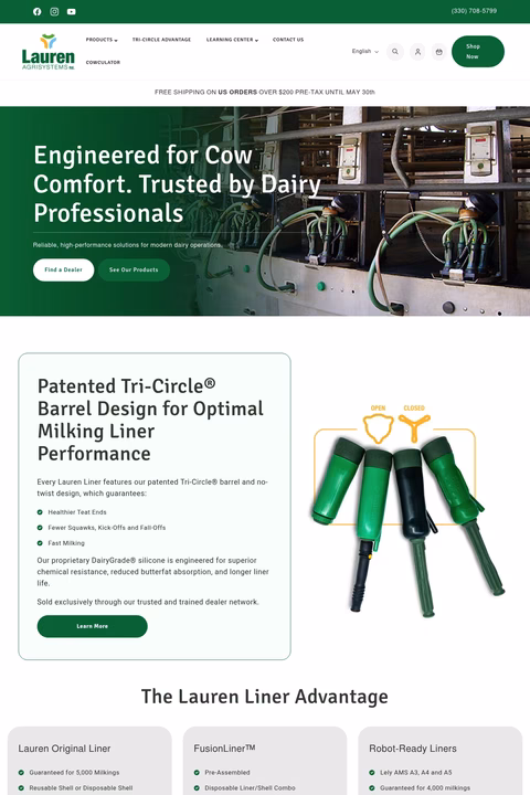 Lauren-Agrisystems Homepage 1440px
