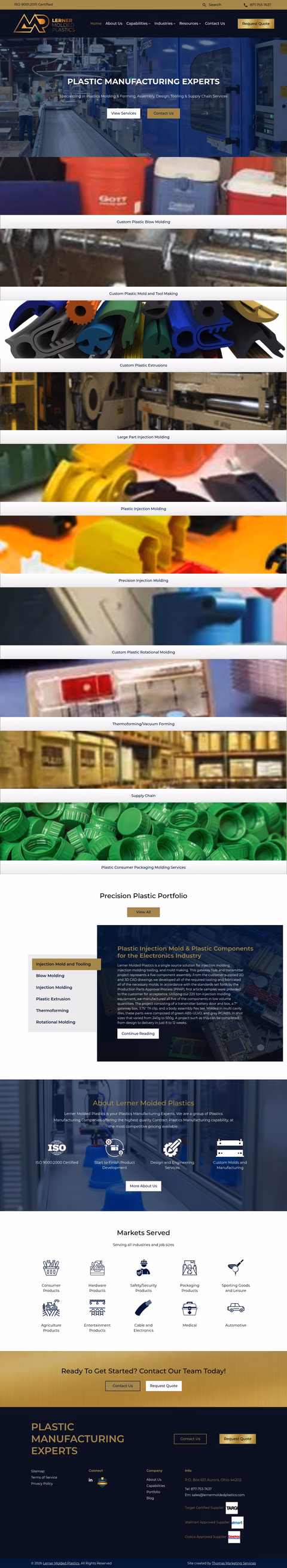 Lerner-Molded-Plastics Homepage 1440px