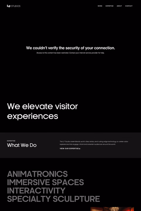 Lf-Studios Homepage 1440px