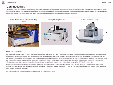 Lion-Industries Homepage 1440px