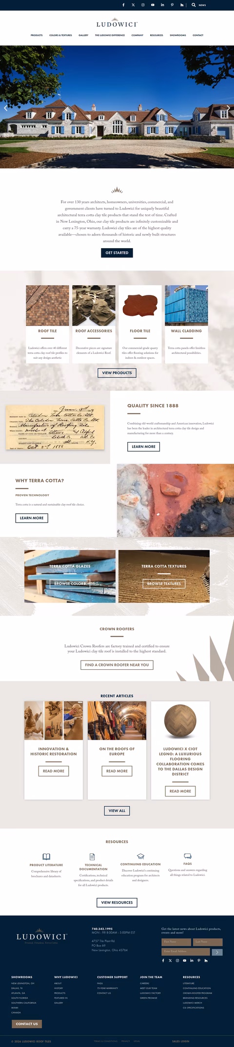 Ludowici-Roof-Tile Homepage 1440px