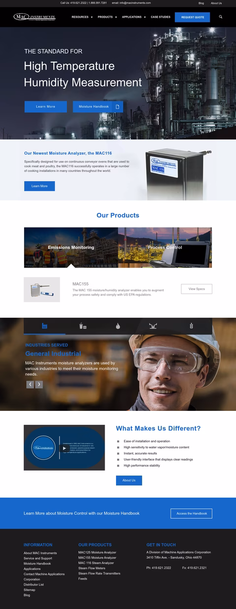 Mac-Instruments Homepage 1440px
