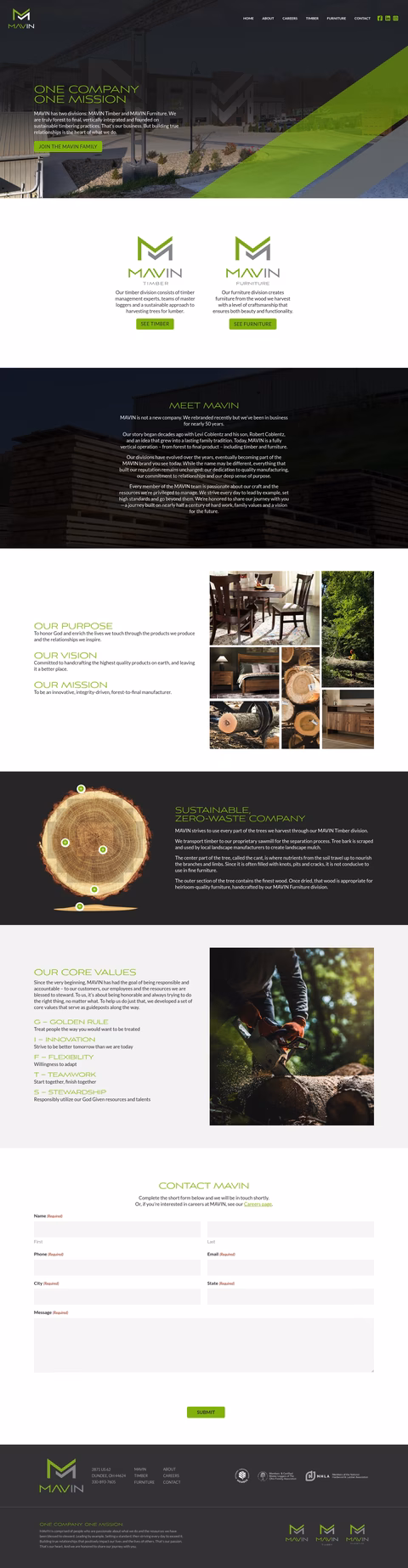 Mavin Homepage 1440px