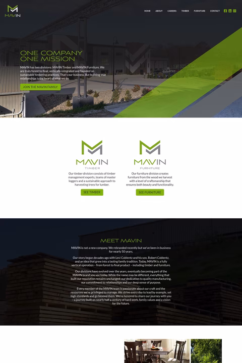 Mavin Homepage 1440px