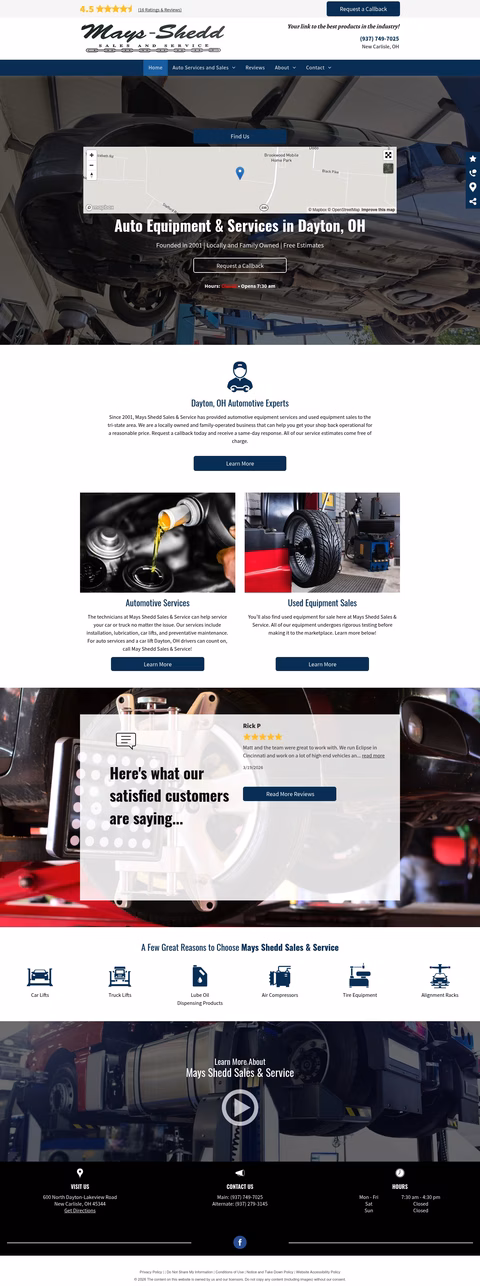 Mays-Shedd-Sales-Services Homepage 1440px