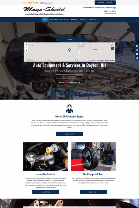 Mays-Shedd-Sales-Services Homepage 1440px