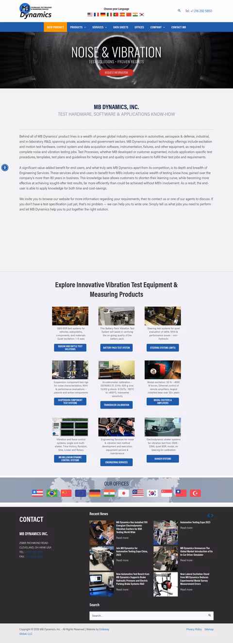 Mb-Dynamics Homepage 1440px