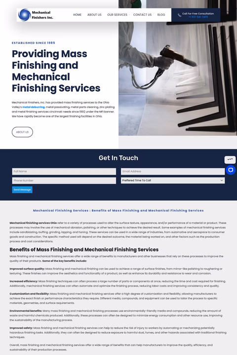 Mechanical-Finishers Homepage 1440px