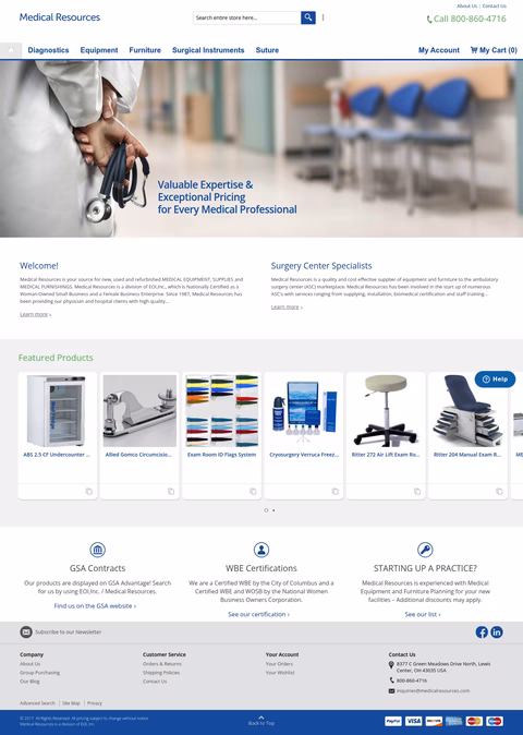 Medical-Resources Homepage 1440px