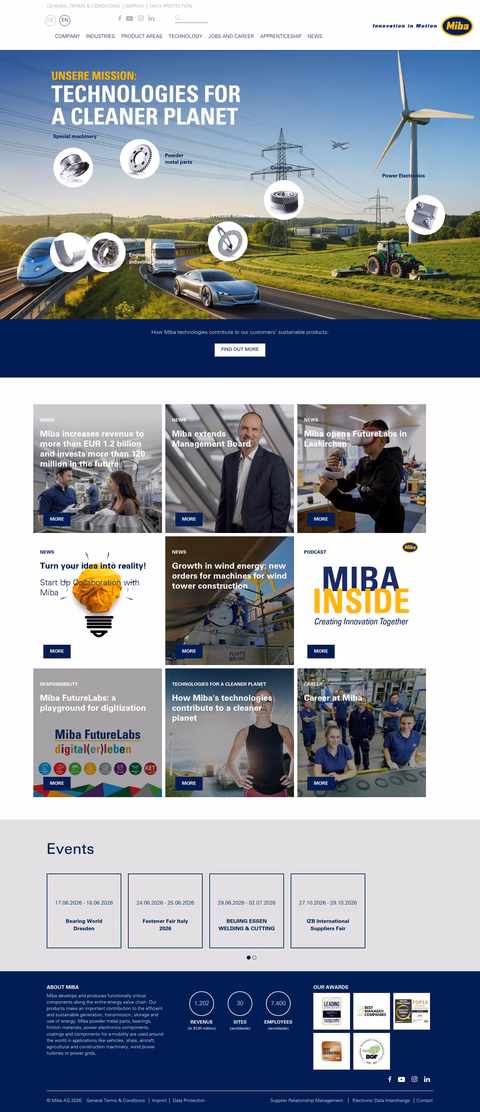 Miba-Bearings-Us En/ 1440px