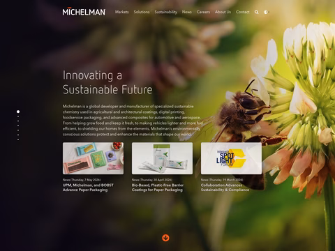 Michelman Homepage 1440px