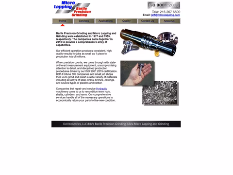 Micro-Lapping-Grinding-Co Homepage 1440px