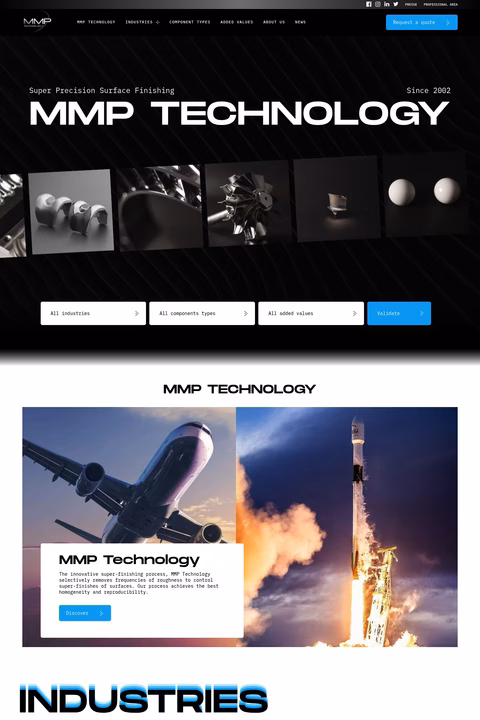 Microtek-Finishing Homepage 1440px