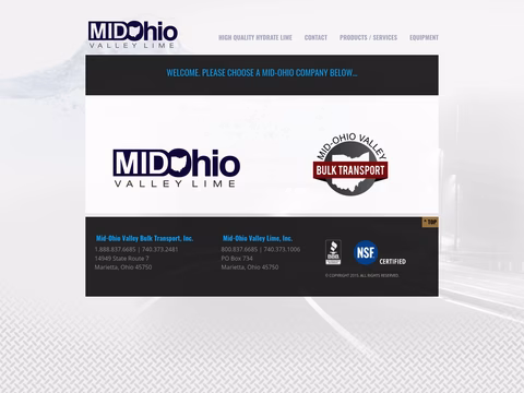 Mid-Ohio-Valley-Lime Homepage 1440px