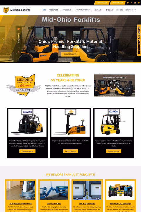 Mid-Ohio-Forklifts Homepage 1440px