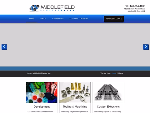 Middlefield-Plastics Homepage 1440px
