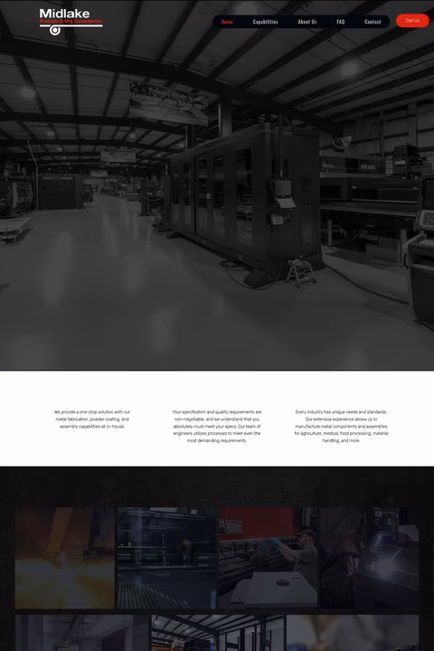 Midlake-Products-Manufacturing Homepage 1440px