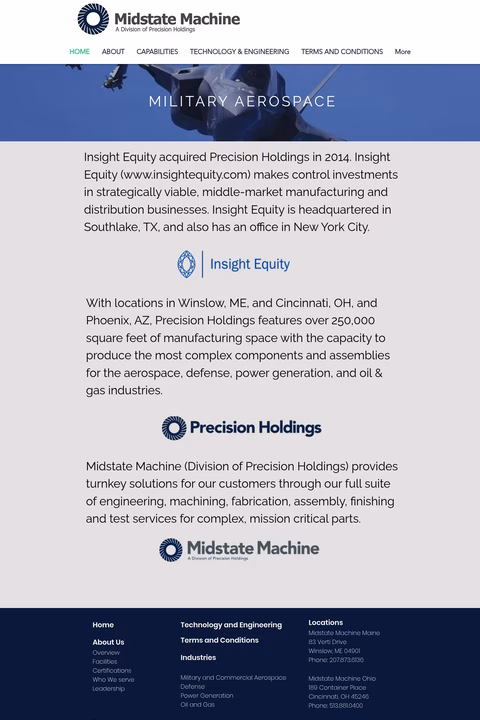 Midstate-Machine Homepage 1440px